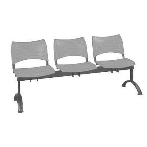 Lavice Visio, třímístná, šedá