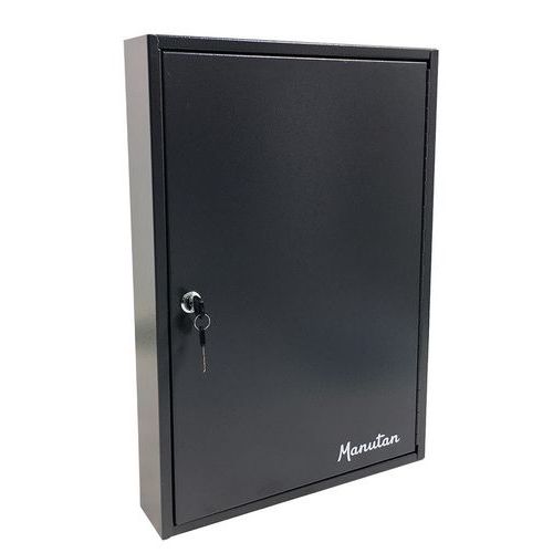 Skříňka na klíče Manutan Expert, 100 háčků, tmavě šedá