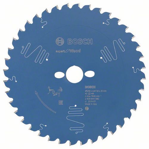 Bosch - Pilový kotouč Expert for Wood 250 x 30 x 2,4 mm, 40