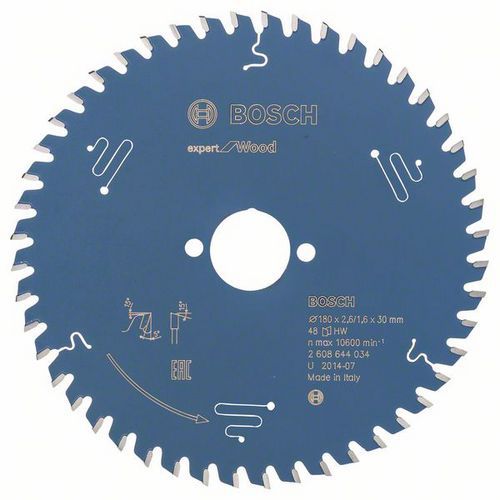 Bosch - Pilový kotouč Expert for Wood 180 x 30 x 2,6 mm, 48