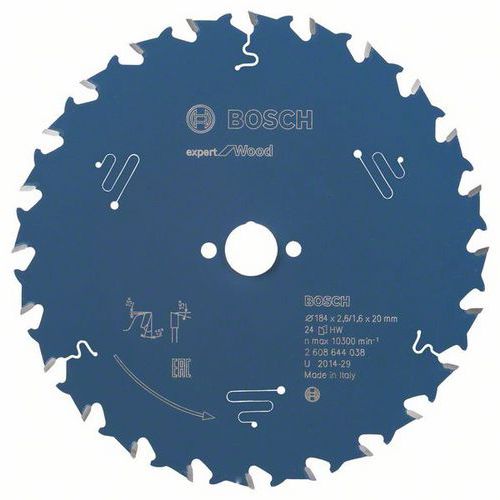 Bosch - Pilový kotouč Expert for Wood 184 x 20 x 2,6 mm, 24
