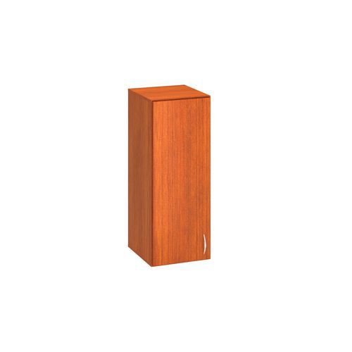 Přístavbová střední úzká skříň Alfa 500, 104,5 x 40 x 47 cm, s dvířky - levé provedení, dezén třešeň