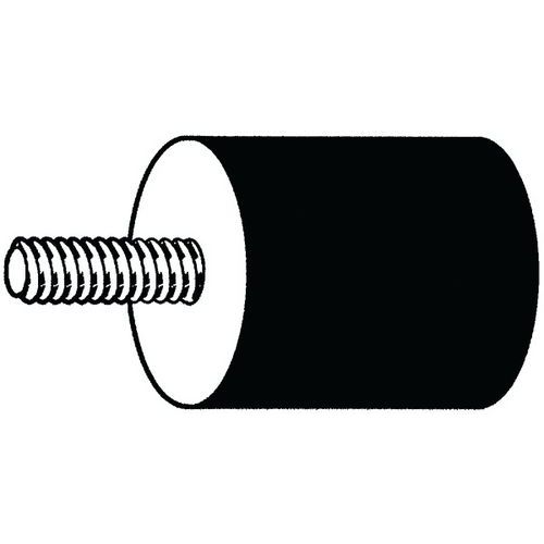 Válcový tlumič typ B Ocel Pozinkované 30/20 M8X20-8