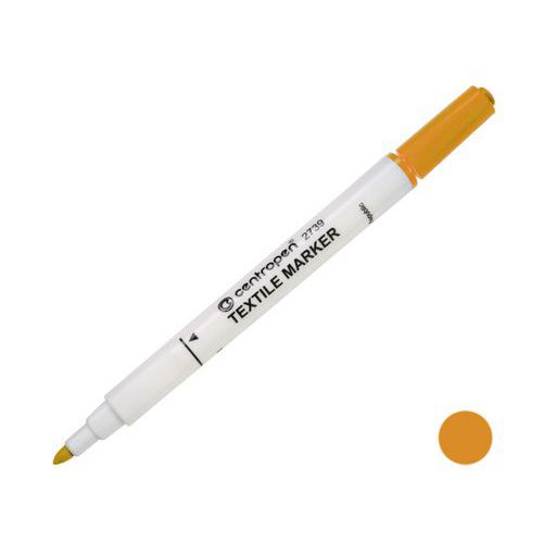 Popisovač CENTROPEN 2739 textil, oranžový