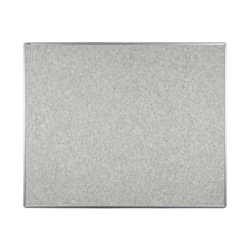 Textilní oboustranný paraván ekoTAB 100 x 150 cm, šedý