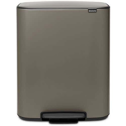 Odpadkový koš s nožním pedálem Bo Pedal bin 60 l Brabantia platinový