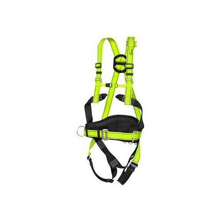 Bezpečnostní postroj P-50, černo-žlutý (Hi-vis), vel. 2XL