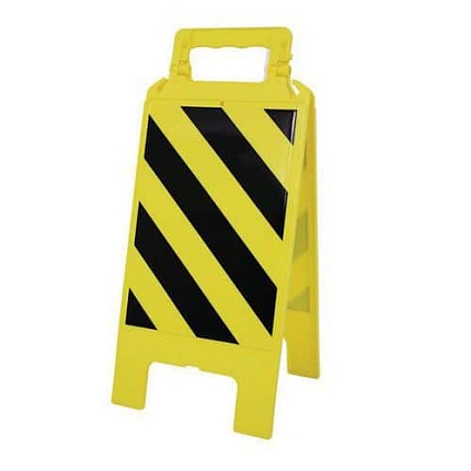 Výstražný stojan Novap, černý/žlutý