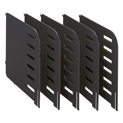 Dělící přepážka pro úložný systém Styro, černá