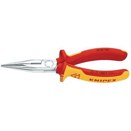 Půlkulaté kleště Knipex s břity, délka 160 mm