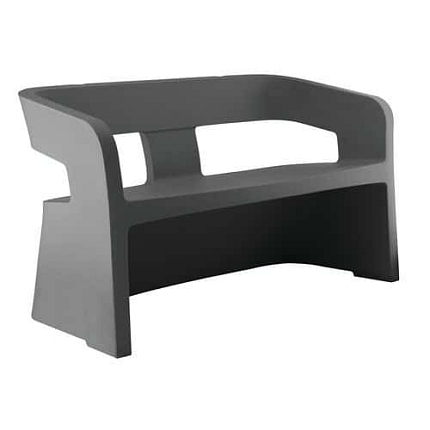 Plastová pohovka Karla, antracit