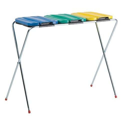 Držák pytlů Trio modrý/zelený/žlutý