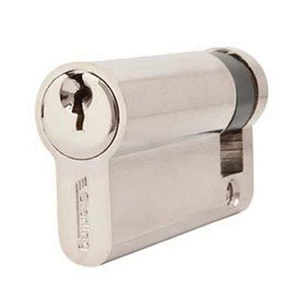 Jednoduchá cylindrická vložka Euro - Nikl, 30 x 41 mm