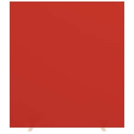 Textilní oboustranný paraván EasyScreen, 160 x 174 cm, červený