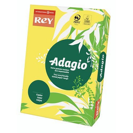 Barevný papír Adagio A3, 80 g, 500 listů, žlutý