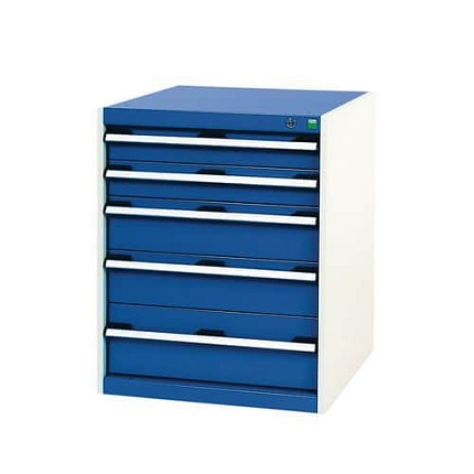 Dílenská zásuvková skříň, Bott SL-66, výška 80 cm, 5 zásuvek