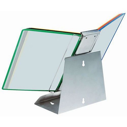 Pultový stojan s rámečky Djois Sterifold, mix barev