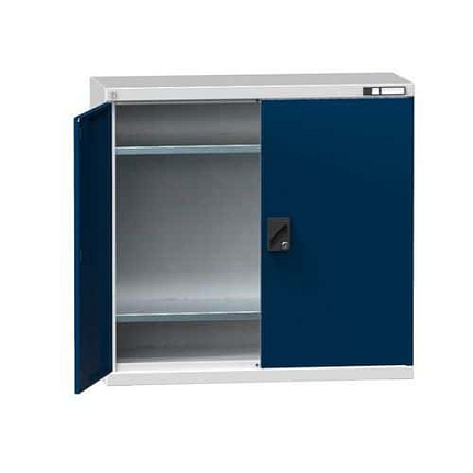 Nářaďová skříň SK2-002, 1044 x 405 x 1000 mm, šedá-tmavě modrá