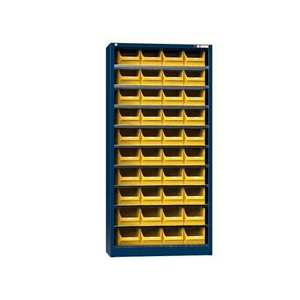 Skříň s boxy UK1-B1, 950 x 400 x 1950 mm, tmavě modrá