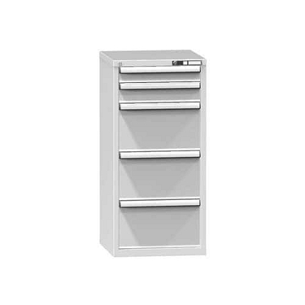 Zásuvková skříň ZA3, 578 x 600 x 1215 mm, šedá-šedá