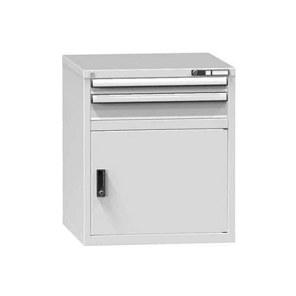 Zásuvková skříň ZB2, 731 x 753 x 840 mm, šedá-šedá