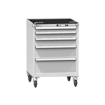 Dílenský vozík ZBM84-1, 36x36D, 731 x 753 x 810 mm, šedá-šedá