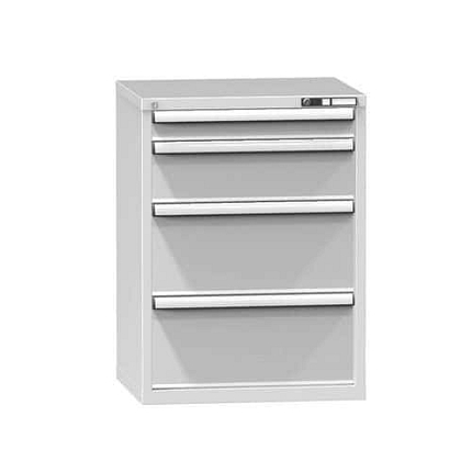 Zásuvková skříň ZD5, 731 x 600 x 990 mm, šedá-šedá