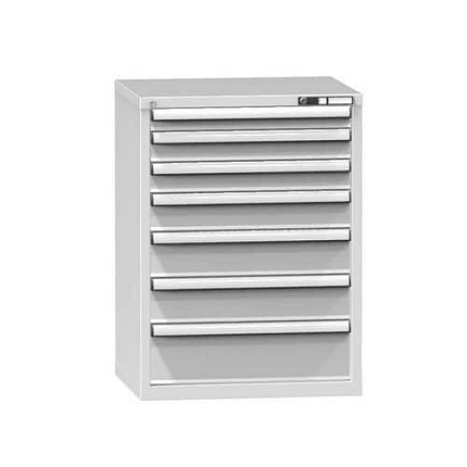 Zásuvková skříň ZD6, 731 x 600 x 990 mm, šedá-šedá