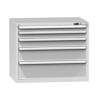 Zásuvková skříň ZG3, 1037 x 753 x 840 mm, šedá-šedá