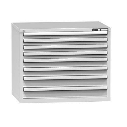 Zásuvková skříň ZG5, 1037 x 753 x 840 mm, šedá-šedá