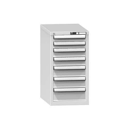 Zásuvková skříň ZH7, 442 x 753 x 840 mm, šedá-šedá