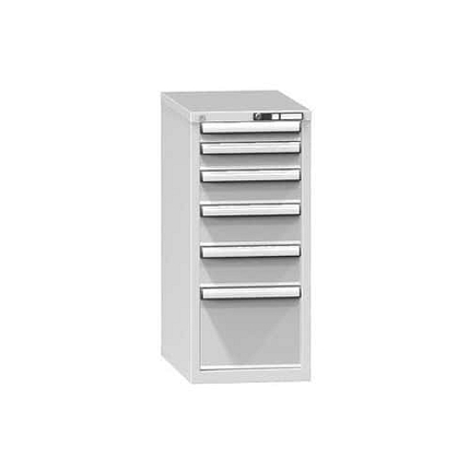 Zásuvková skříň ZH4, 442 x 753 x 990 mm, šedá-šedá