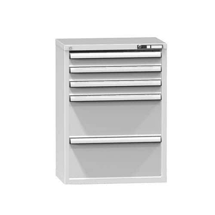 Zásuvková skříň ZP3, 731 x 464 x 990 mm, šedá-šedá