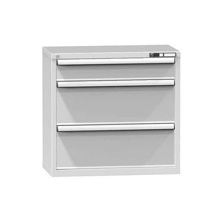 Zásuvková skříň ZR3, 884 x 464 x 840 mm, šedá-šedá