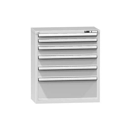 Zásuvková skříň ZR4, 884 x 464 x 990 mm, šedá-šedá