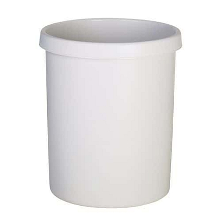 KULATÝ PLASTOVÝ ODPADKOVÝ KOŠ 30 L ŠEDÝ