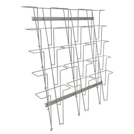 Závěsný držák na prospekty Manutan Expert, 15 přihrádek