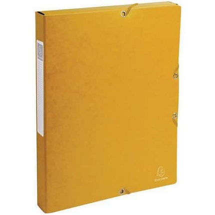 Papírový pořadač Exabox A4, žlutý