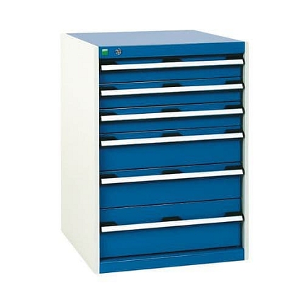 Dílenská zásuvková skříň, Bott SL-66, výška 90 cm, 7 zásuvek