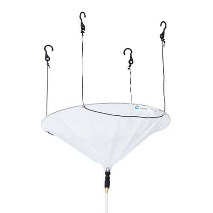 Zachytávač dešťové vody, trubkový pružinový otvor