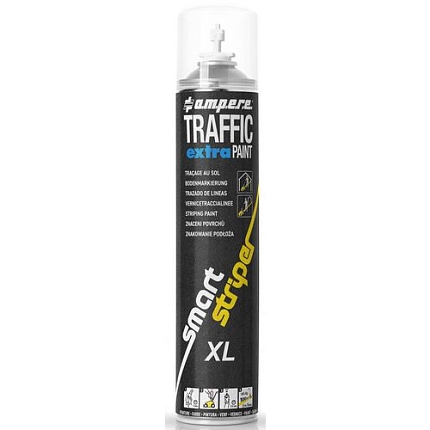 Sada 6 sprejů Traffic Extra Paint XL 750 ml, bílá - Ampere System