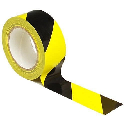 Vyznačovací páska na podlahy Beaverswood, 33 m, černá/žlutá