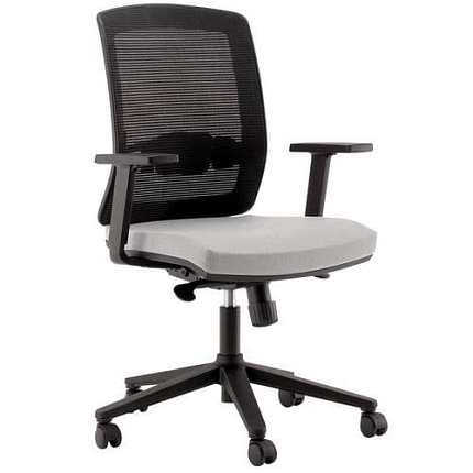 Kancelářská židle Quadrifoglio Deluxe, šedá