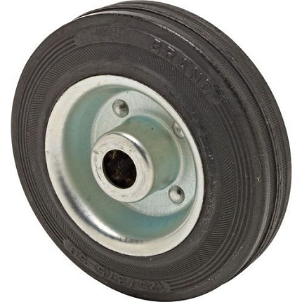 Gumové transportní kolo, průměr 125 mm, válečková ložiska