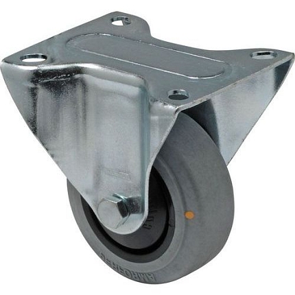 Gumové antistatické transportní kolo s přírubou, průměr 125 mm, kuličkové ložisko