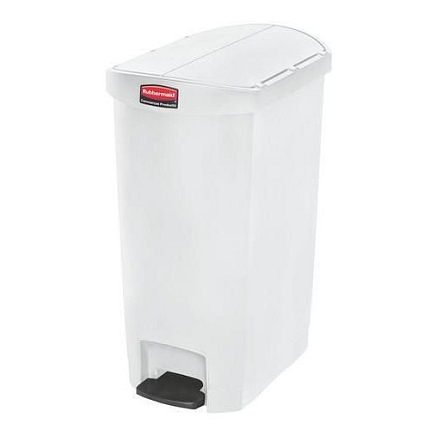 Plastové odpadkové koše Rubbermaid End Step, objem 50 l