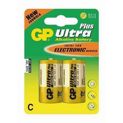 Baterie GP Ultra Plus Alkaline LR14 (C, malé mono)