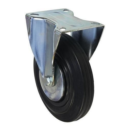 Gumová transportní kola s přírubou, průměr 80 - 200 mm, valivá ložiska