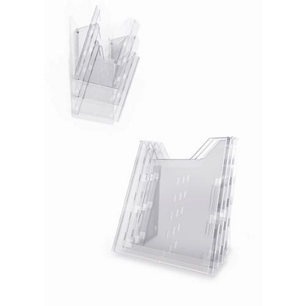 Univerzální držák na prospekty Combiboxx, 3 přihrádky A4