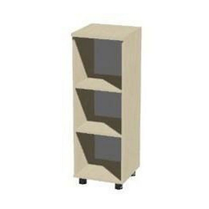 Střední úzké skříně Set, 118 x 40 x 40 cm, otevřené